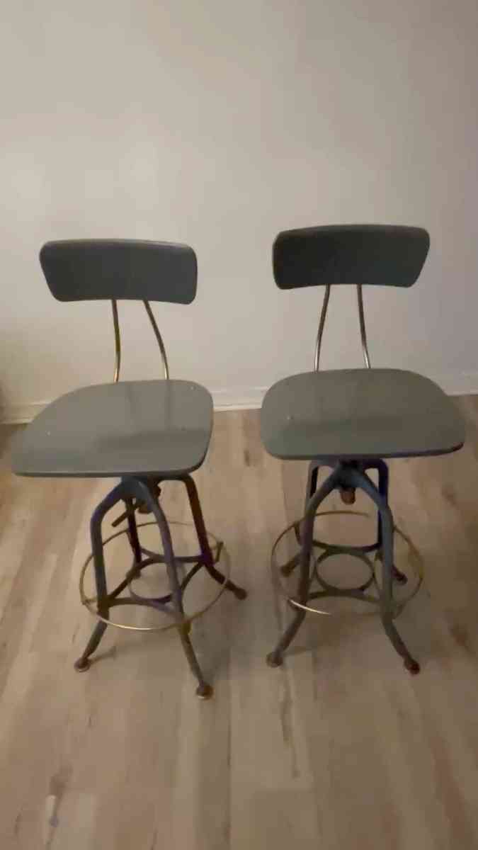 Restoration Hardware Vintage Bar Stools
