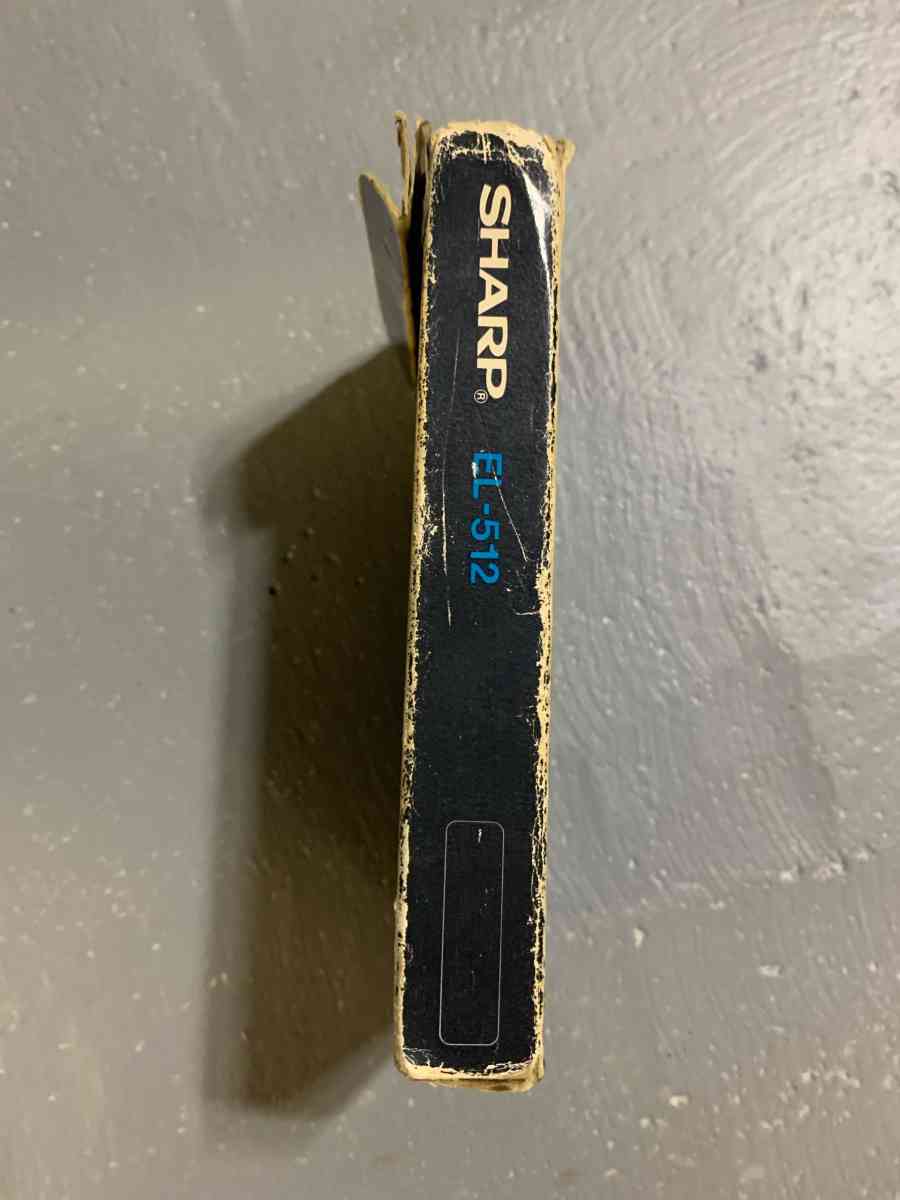 Vintage Open Box Sharp Scientific Calculator EL512