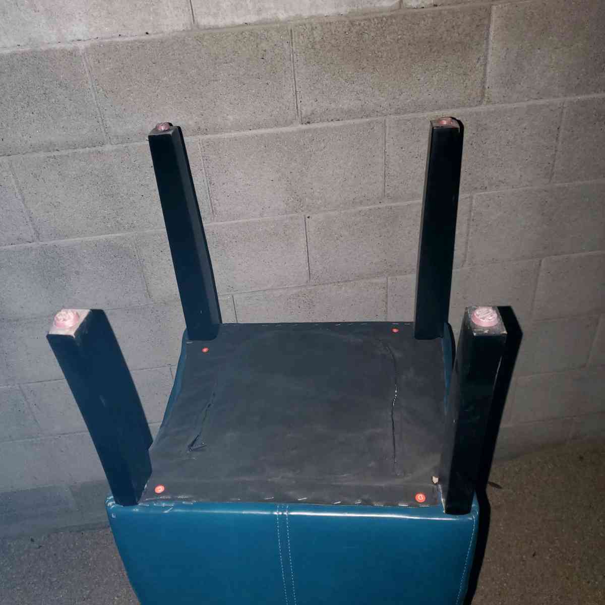 Faux Leather High Back Dining Chairs