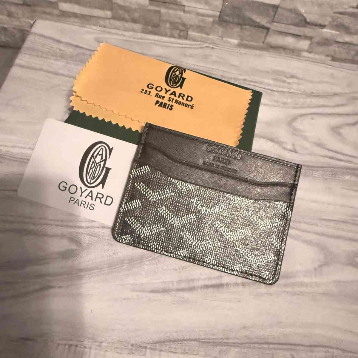 Goyard card holder