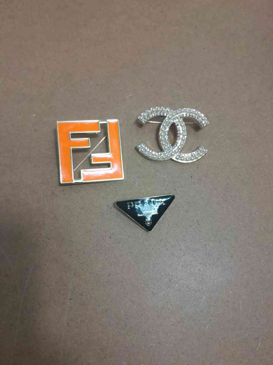 Women Brooches with Stamps