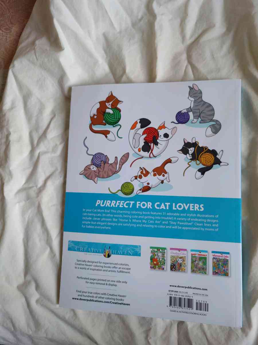 Cat Mom coloring book