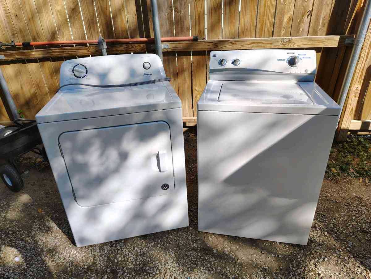 washer and dryer