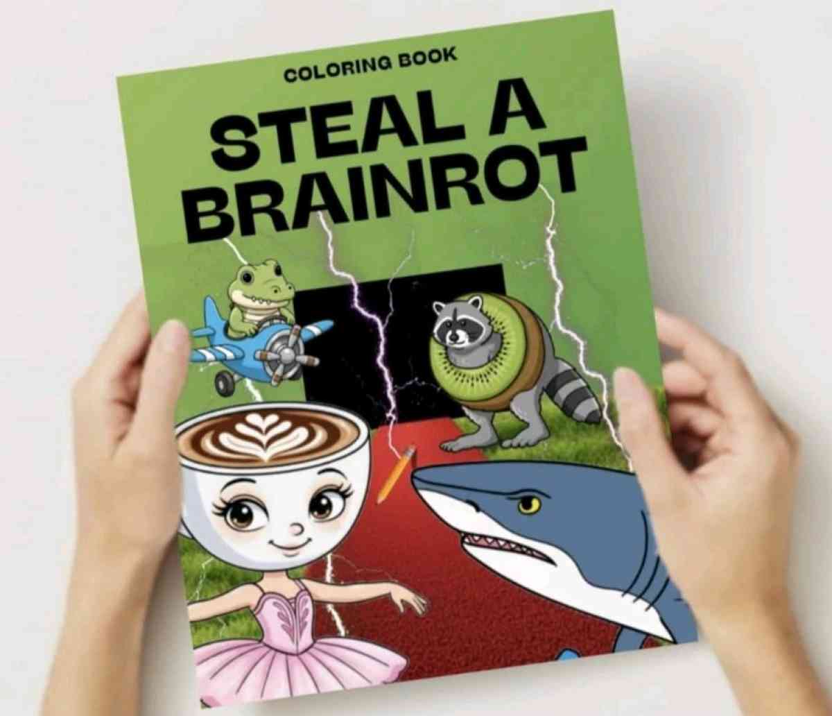 Coloring Book Steal a Brainrot