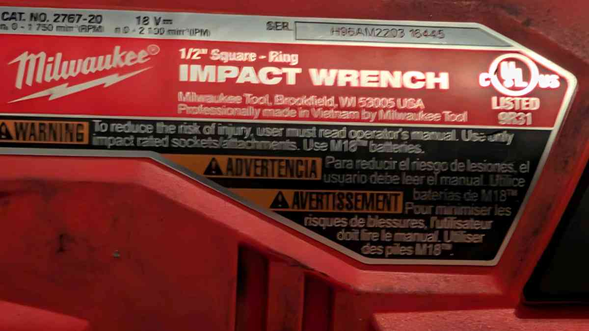 Milwaukee Impact and Driver set