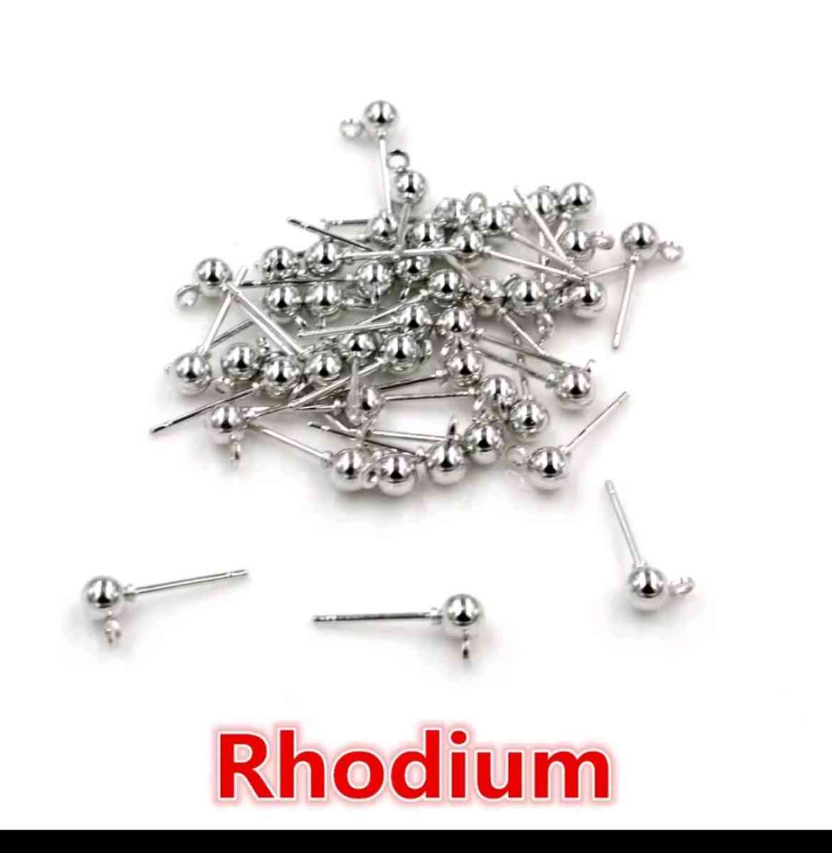 Rhodium Stud Earrings and Necklace with Gold Snowflake Charm