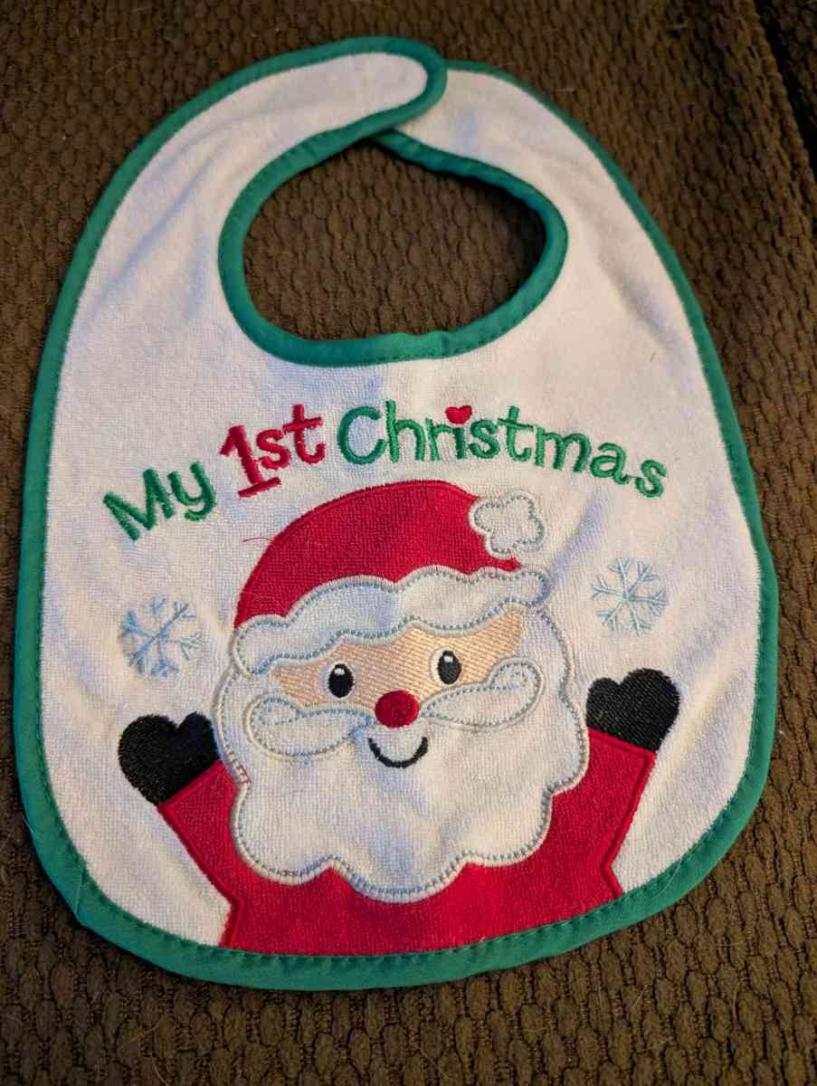 My 1st Christmas bib