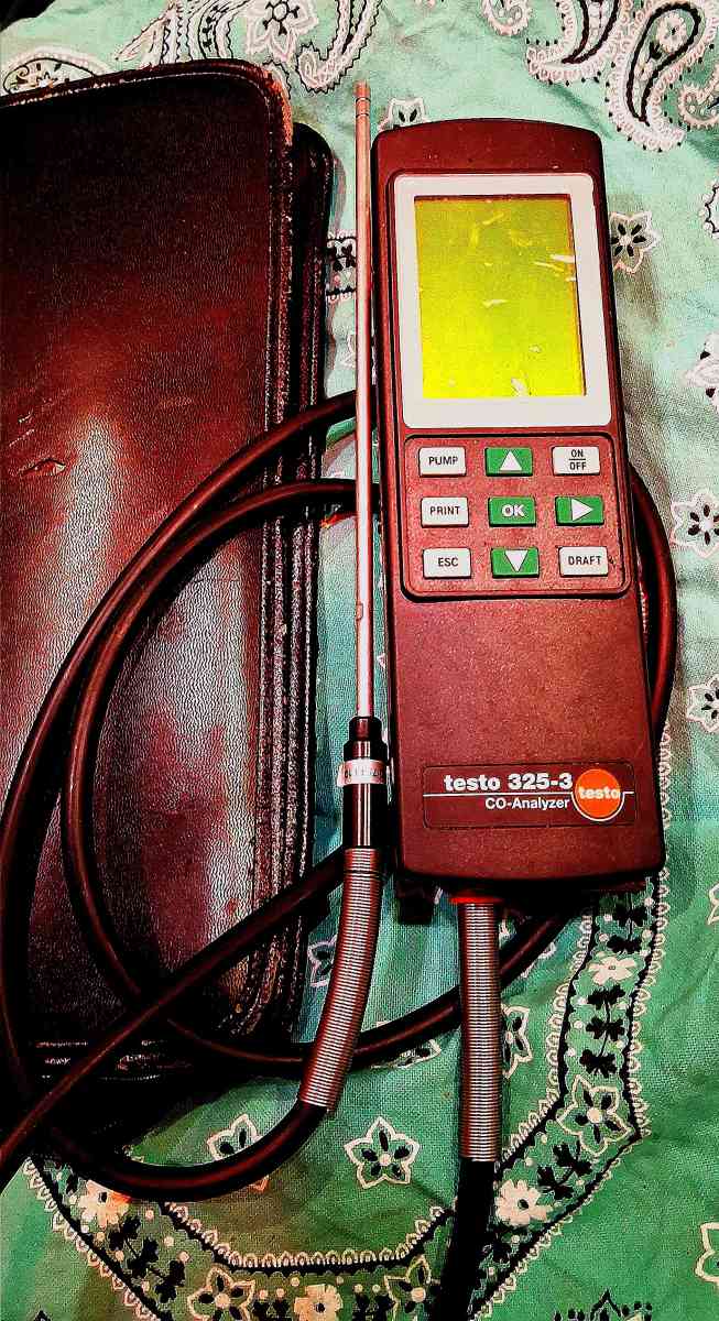 Testo 3253 Carbon Monoxide Analyzer D79853