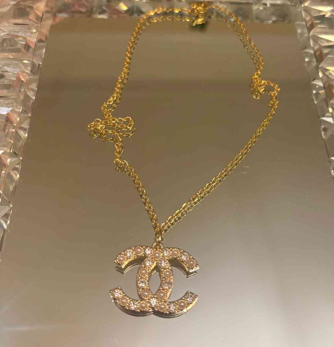 Upcycled CC charm with necklace