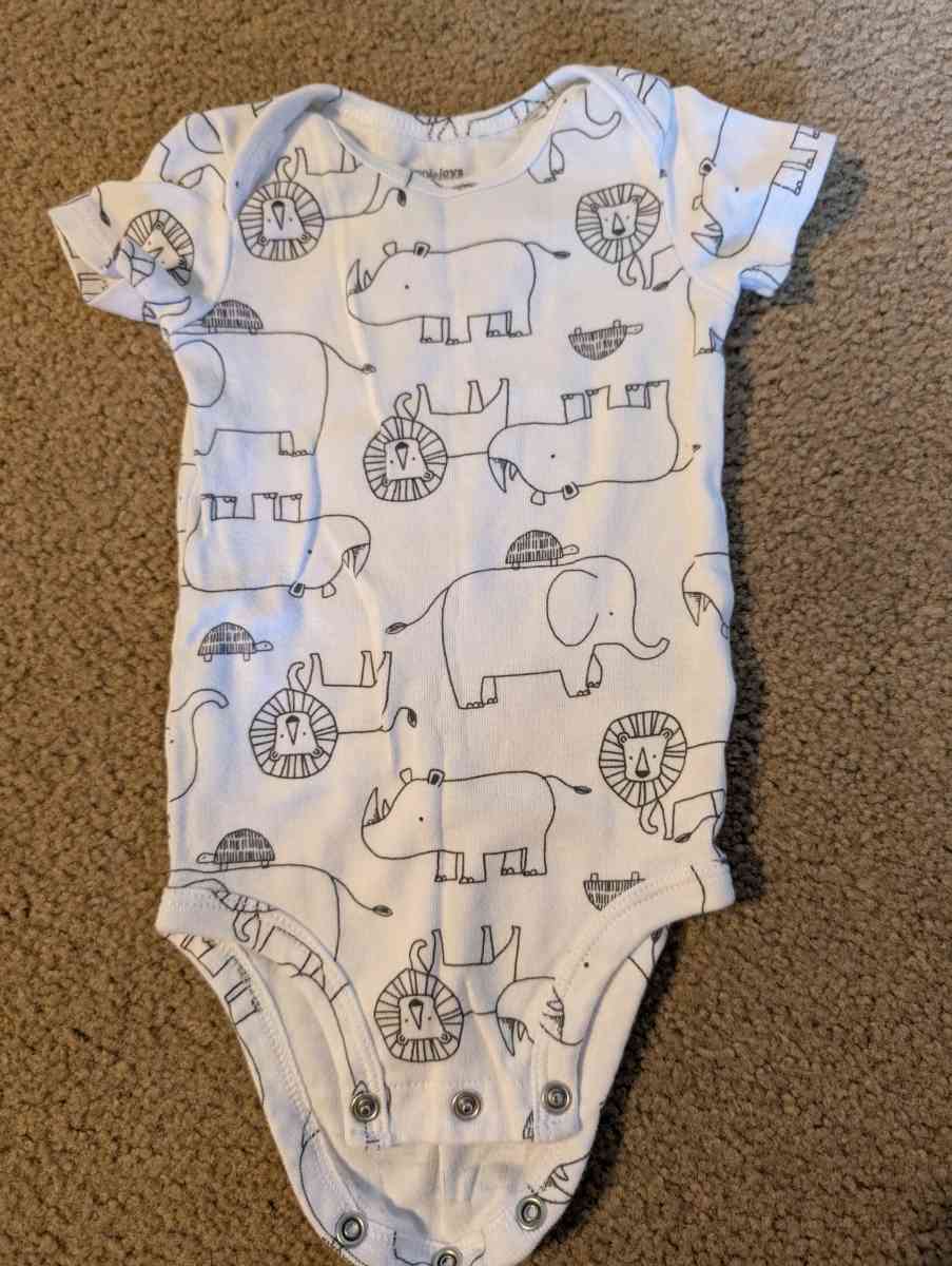 Animal outline onesie