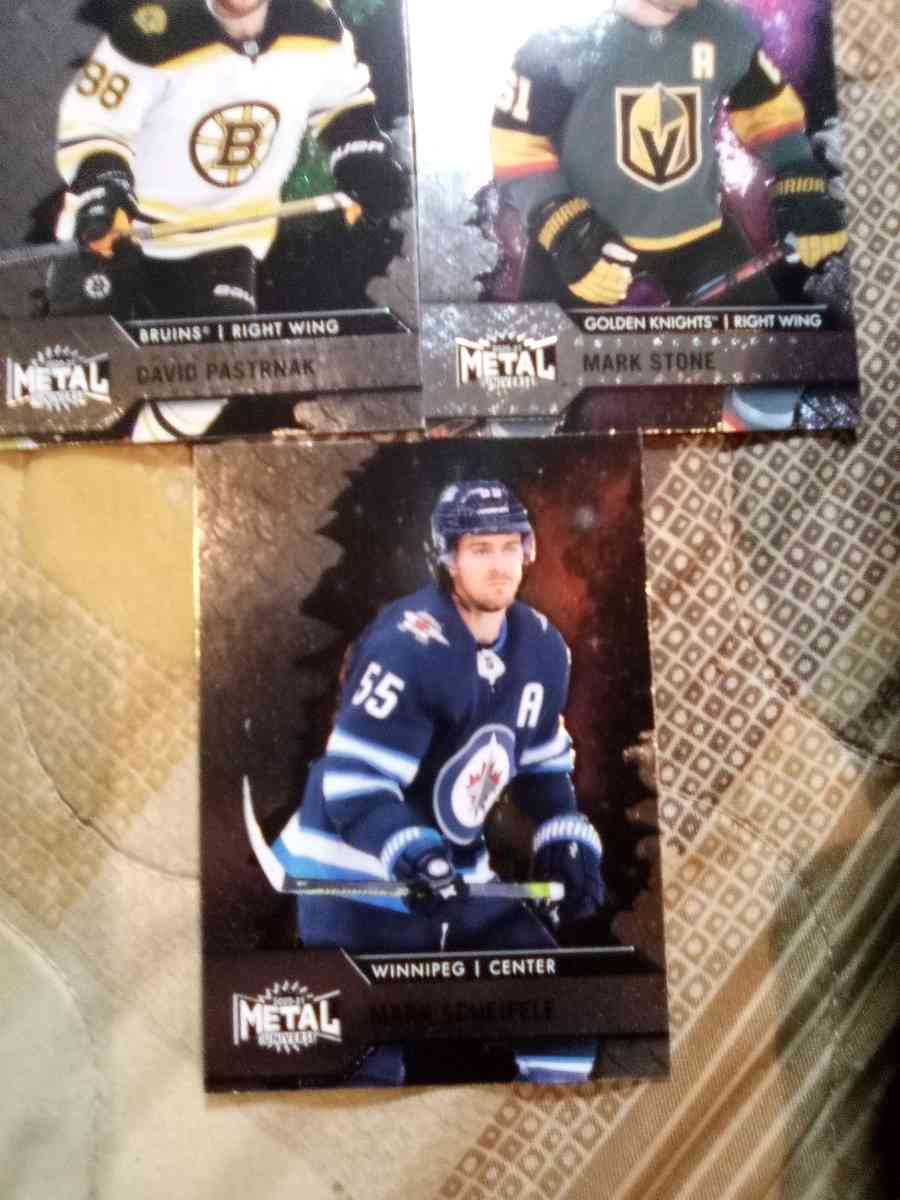 hockey cards metal