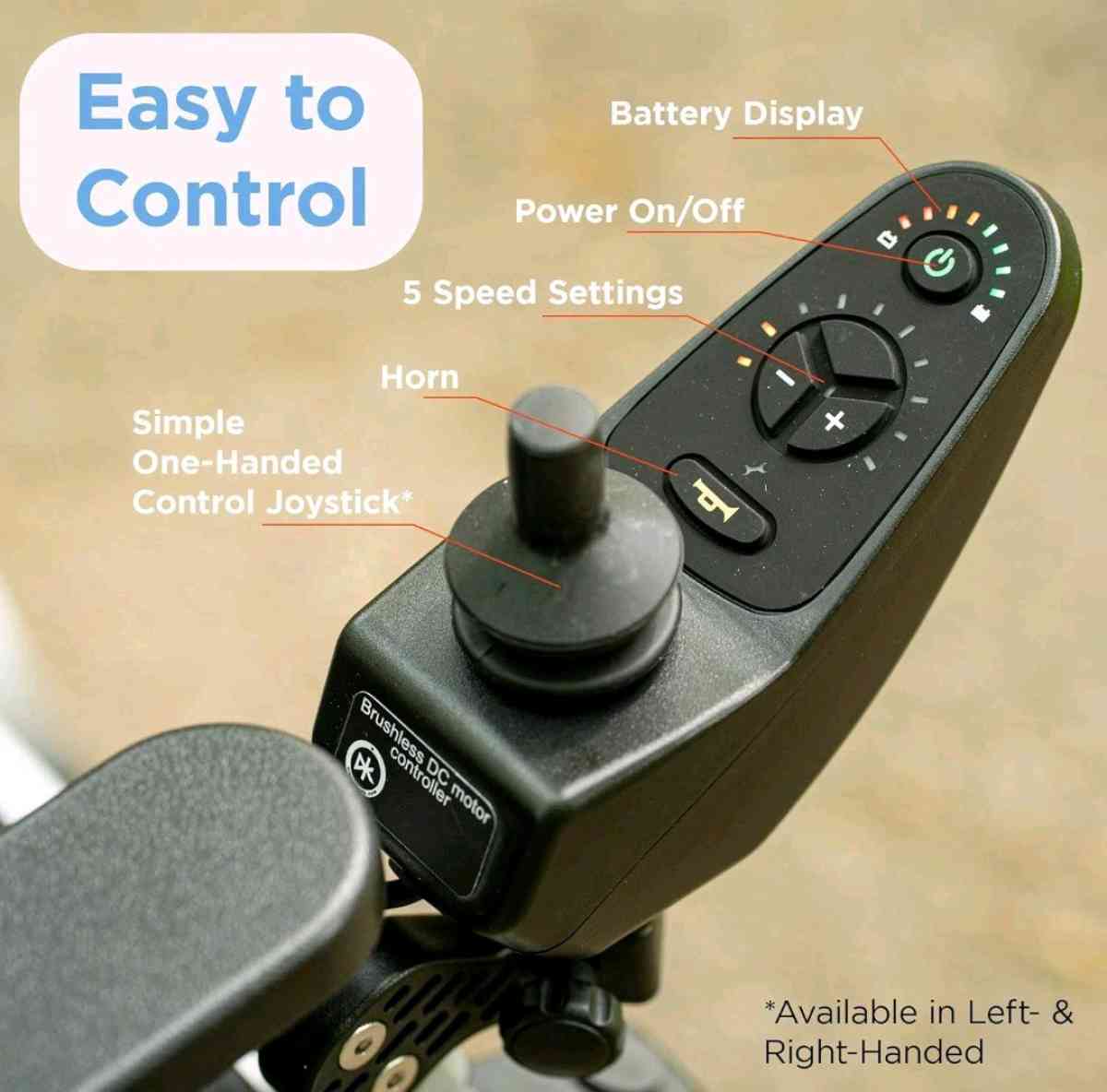 Zoomer electric wheelchair