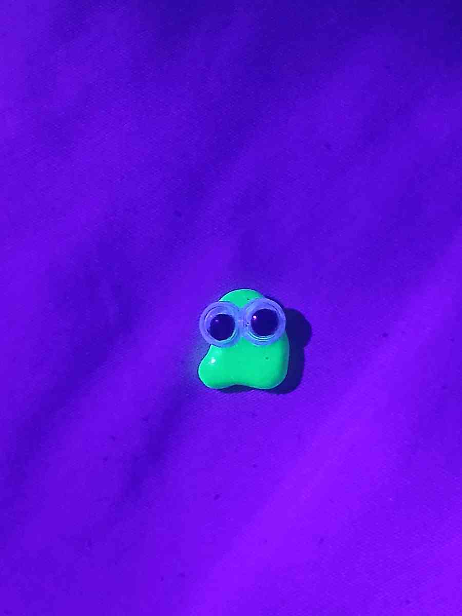 Handmade PacMan inspired ghosts glow in the dark