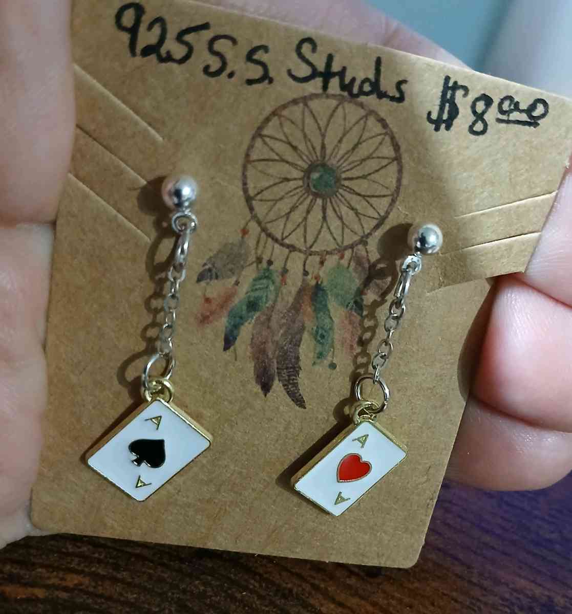 Aces Stud Earrings