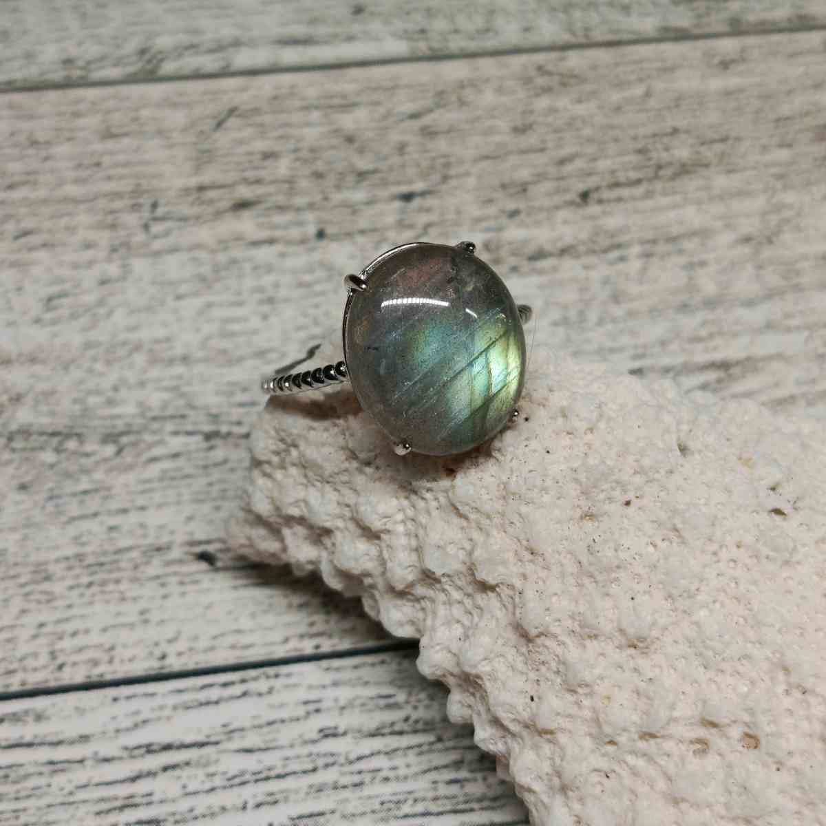 Labradorite Sterling Silver 925 Ring jewelry