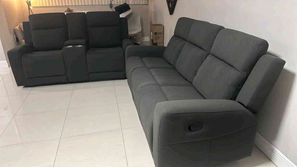 sofa y loveset reclinable preguntar por precio