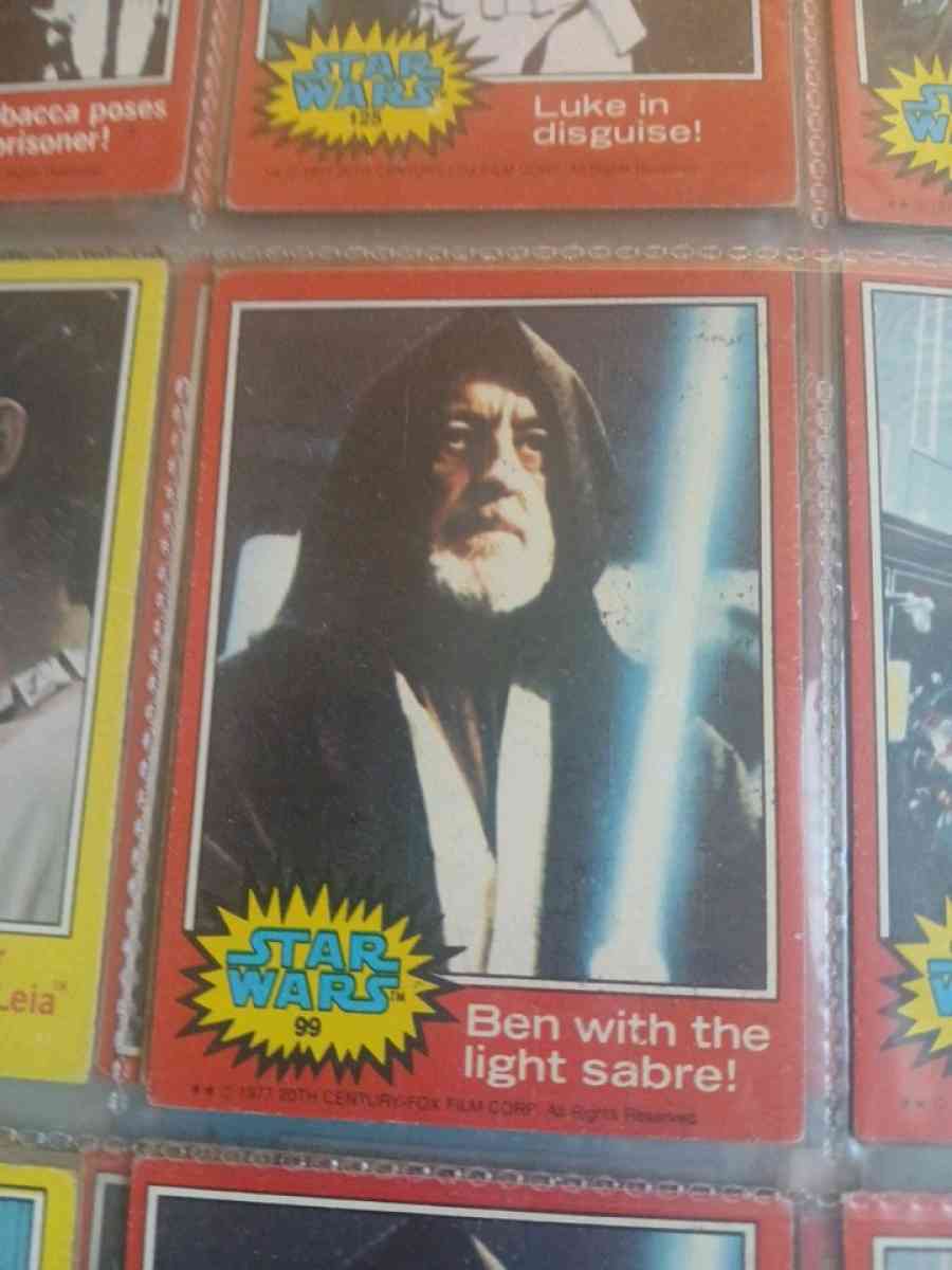 1977 Topps Star Wars trading cards