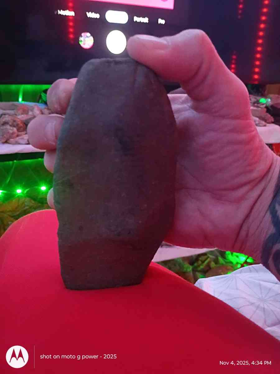 native American hammer stone tool artifact