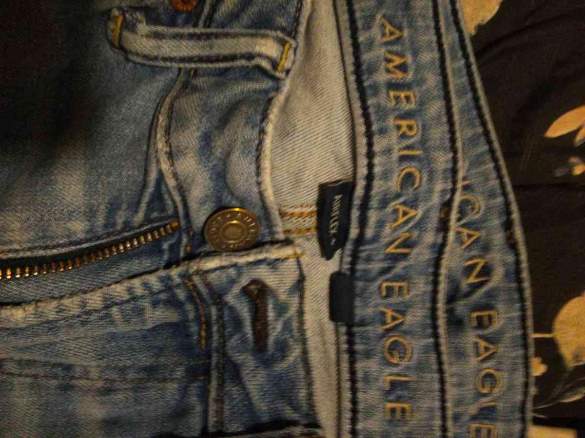 Three American Eagle Jeans