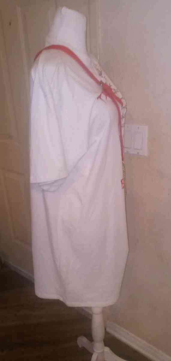 Red White Dress with Crossbody takeout box purse