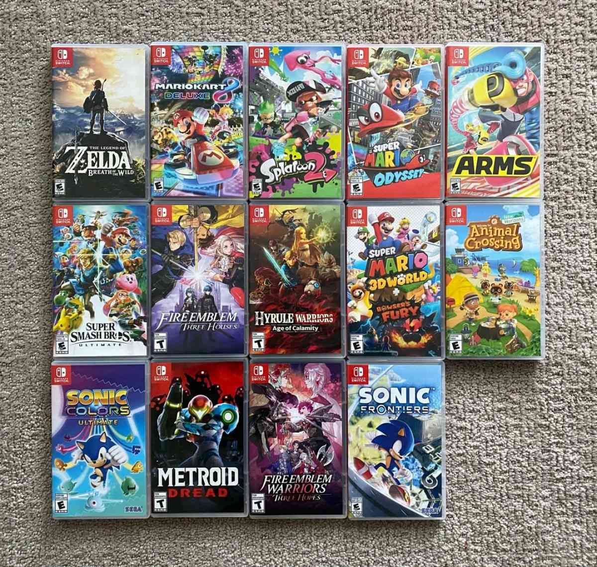 Nintendo switch game lot