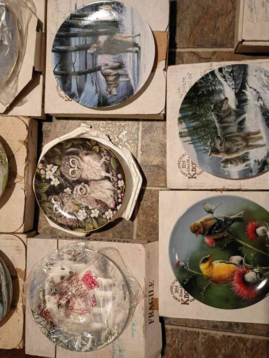 Franklin Mint and Bradford Exchange plates