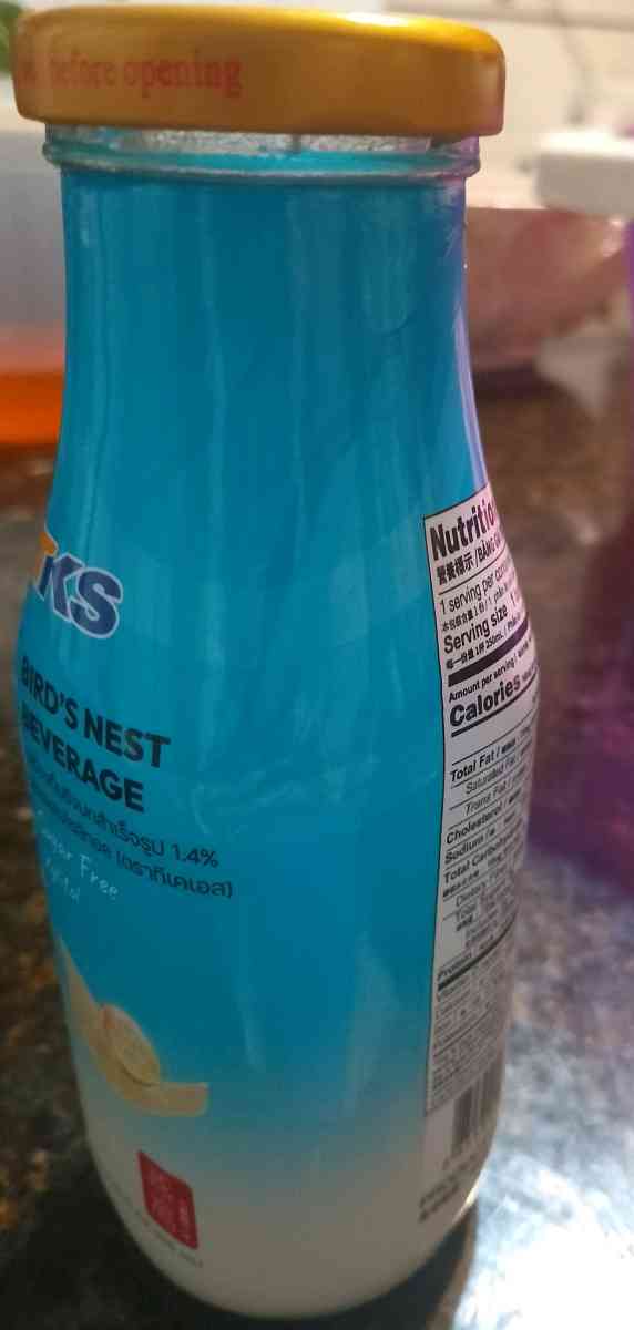 BEVERAGE DRINKS HEALTHY BIRDS NEST INGREDIENTS