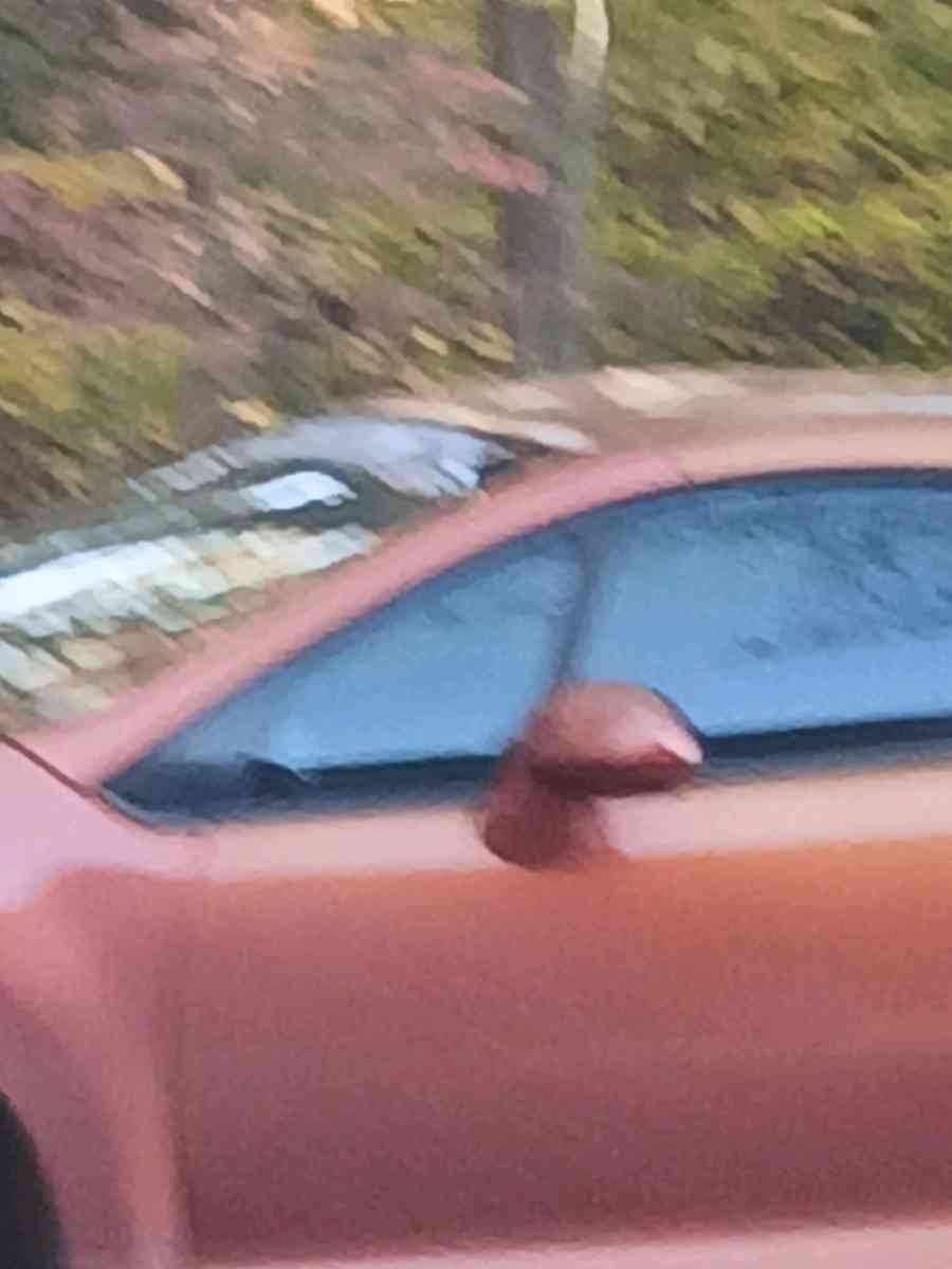 a orange car