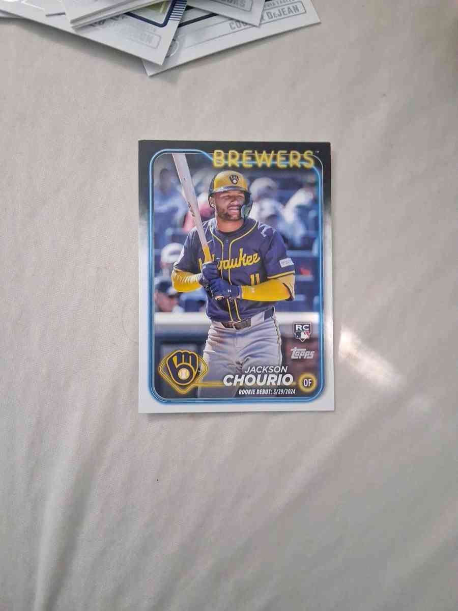 2024 jackson chourio rookie card