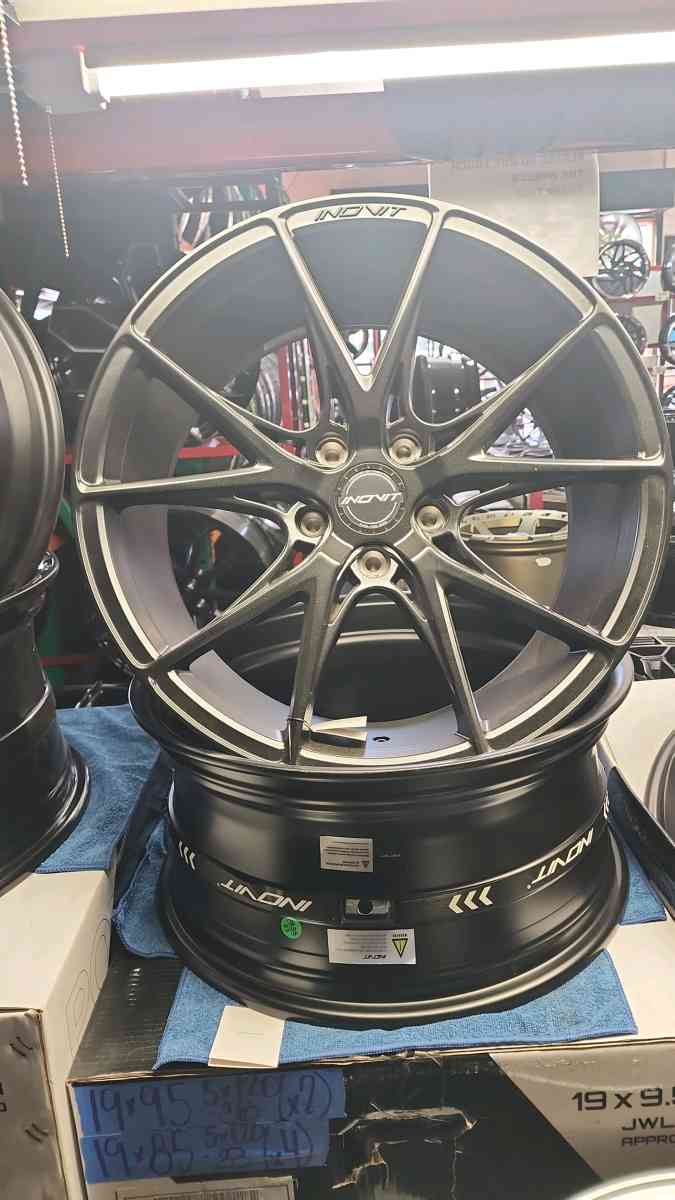 New Rims and tires auto repair alignment all at inout tires