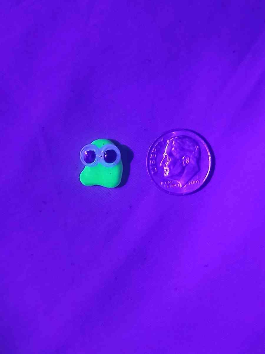 Handmade PacMan inspired ghosts glow in the dark