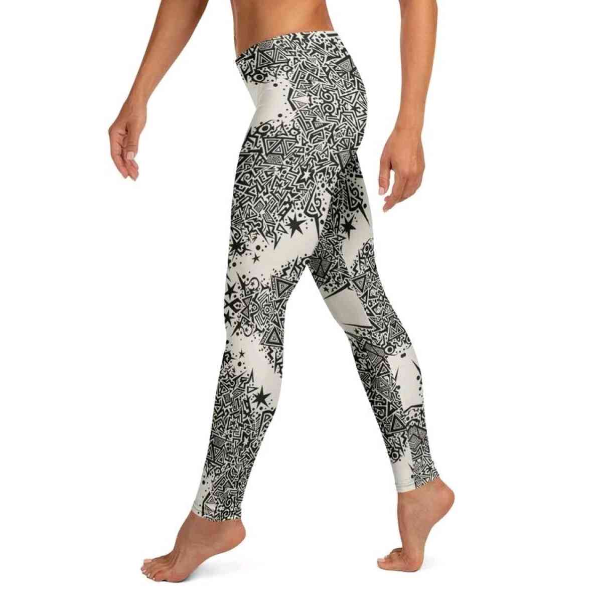 Tribal Asymmetrical Leggings