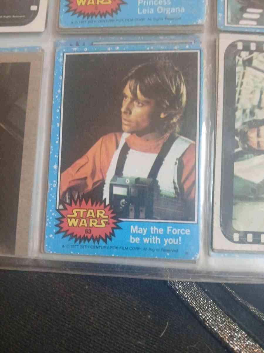1977 Topps Star Wars trading cards