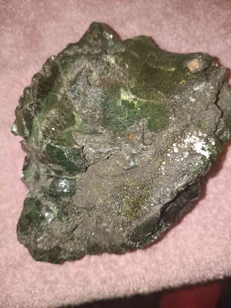 green glass slag