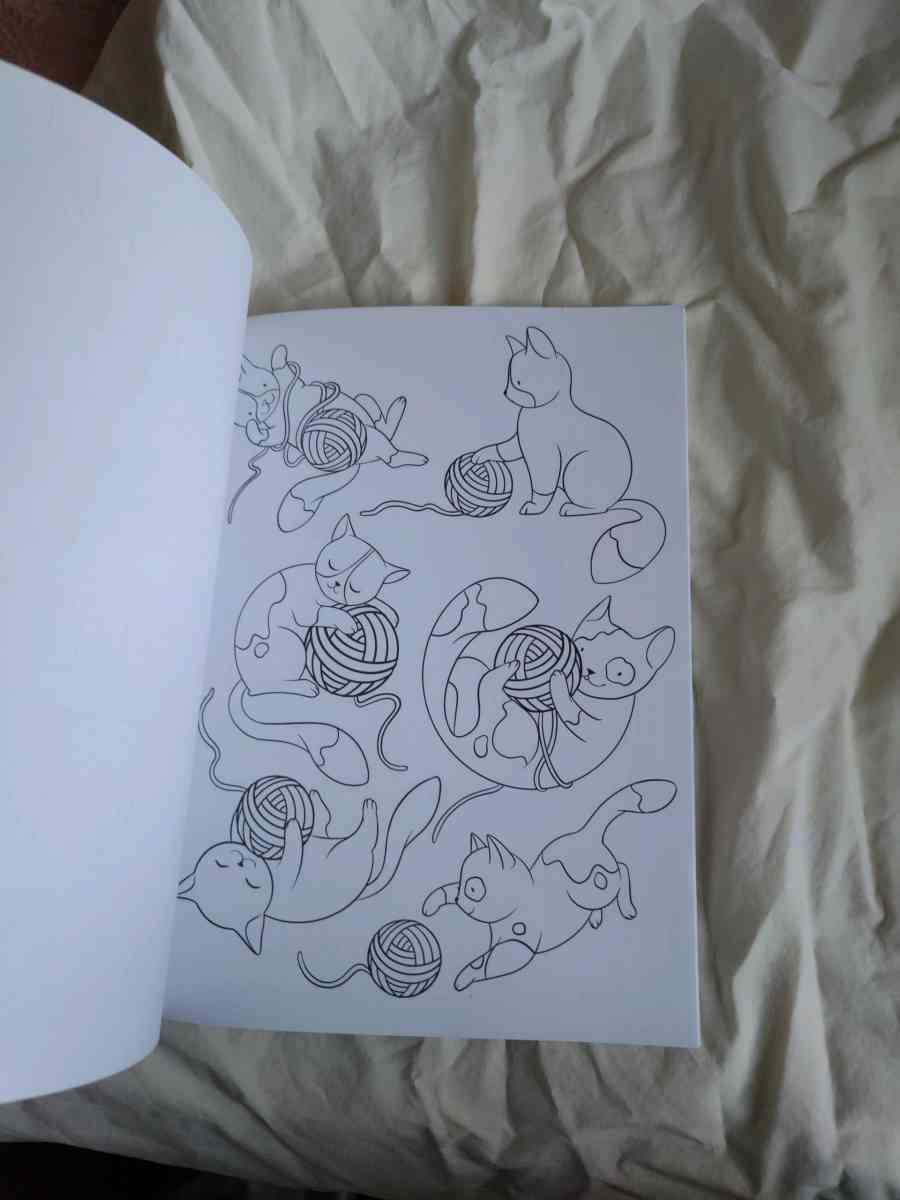 Cat Mom coloring book