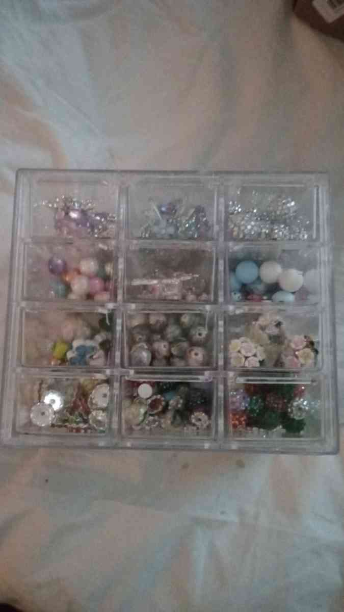 fancy bead In storage unit
