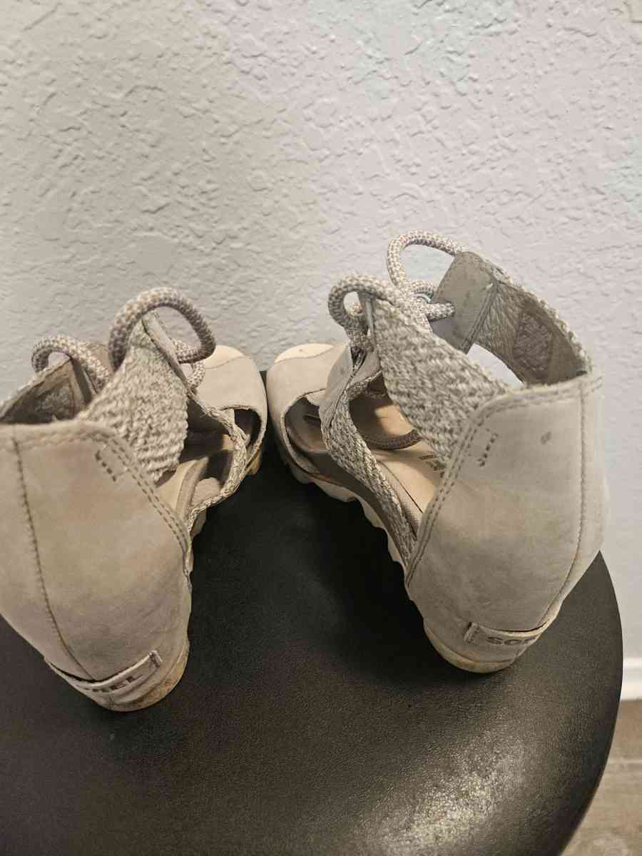 Sorel Joanie Lace Ankle Wedge Sandles