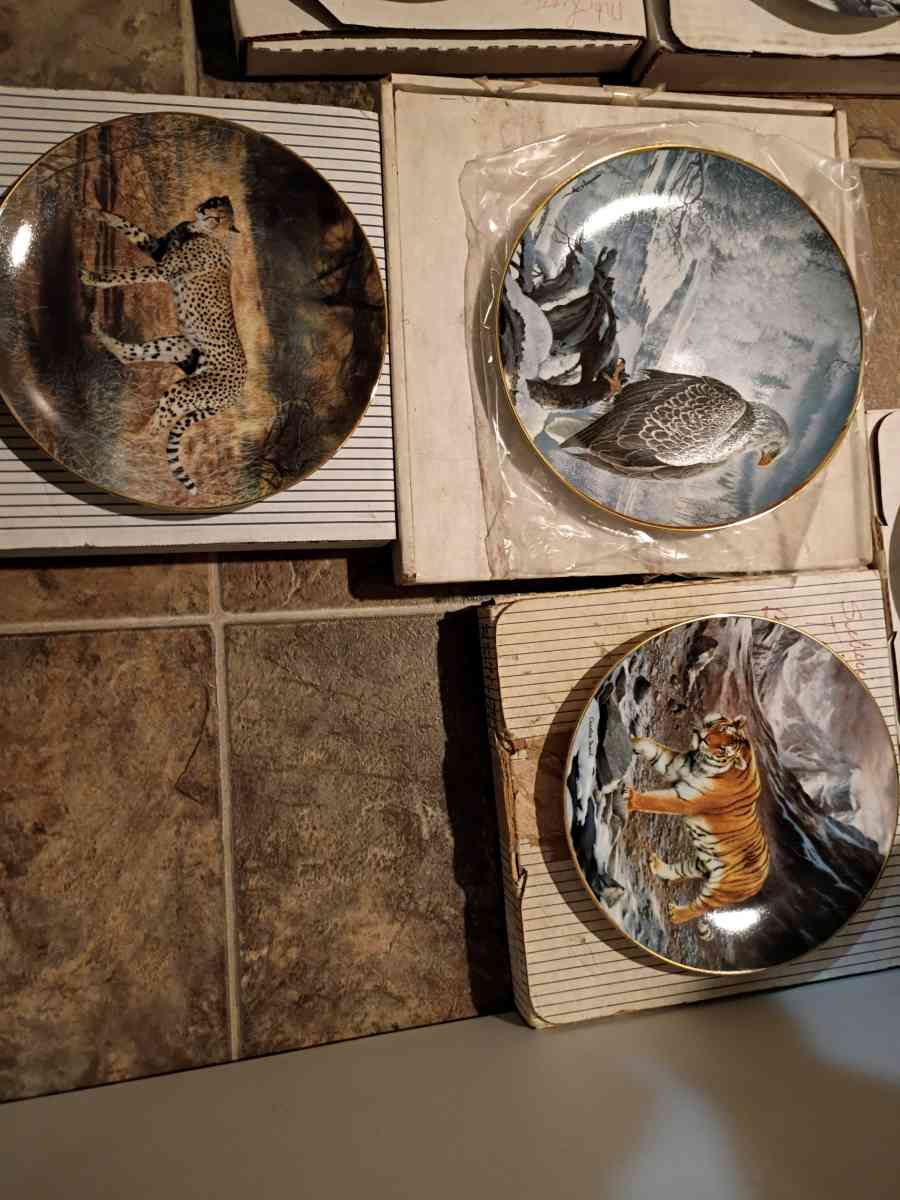 Franklin Mint and Bradford Exchange plates