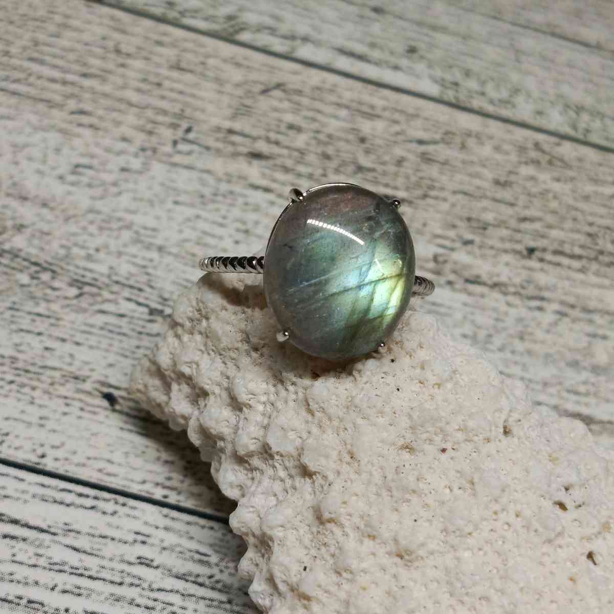 Labradorite Sterling Silver 925 Ring jewelry