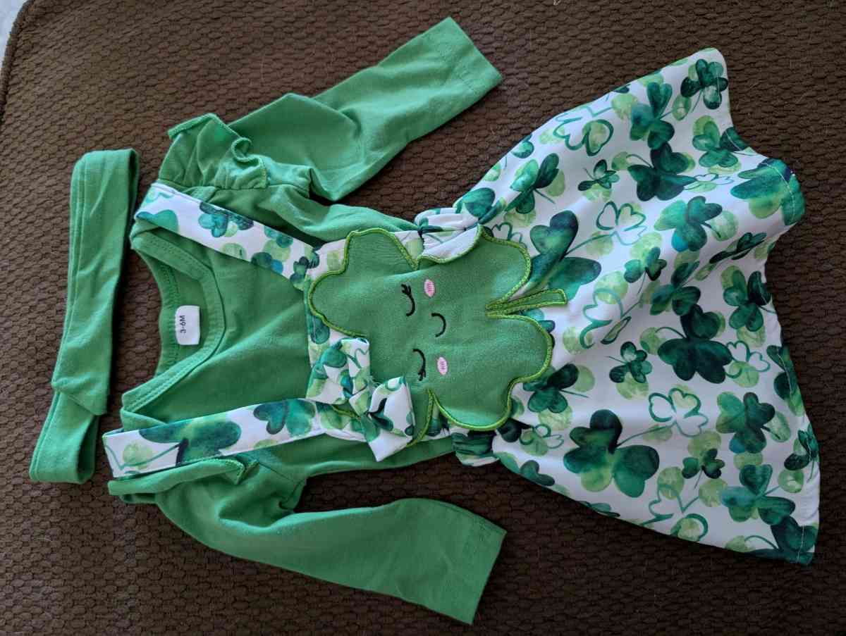 Baby St Patricks Day dress