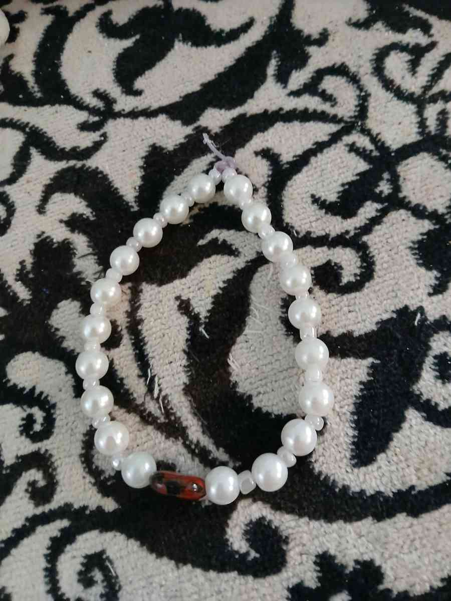 bracelets necklace and earrings