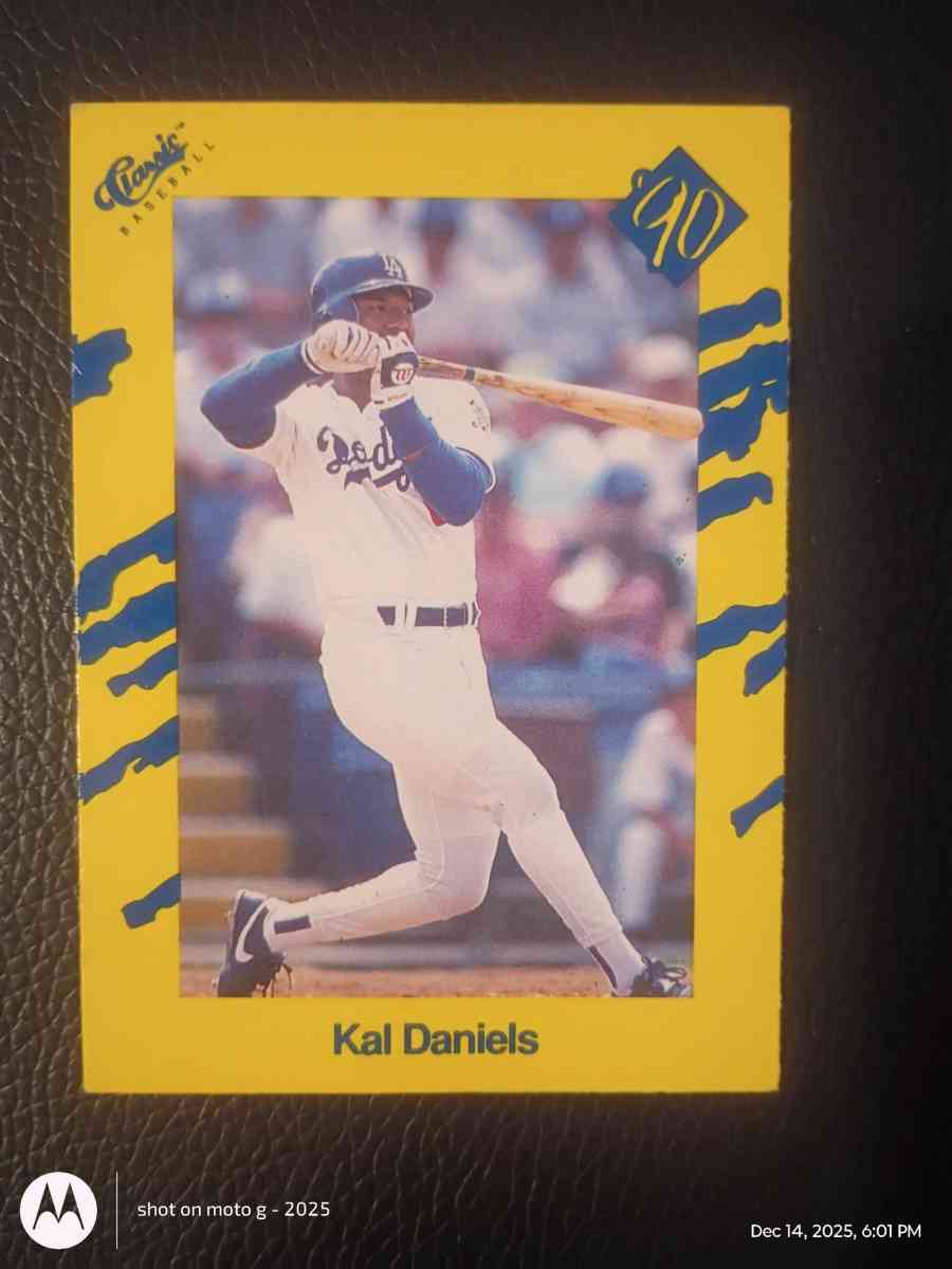 Kal Daniels Baseball Card