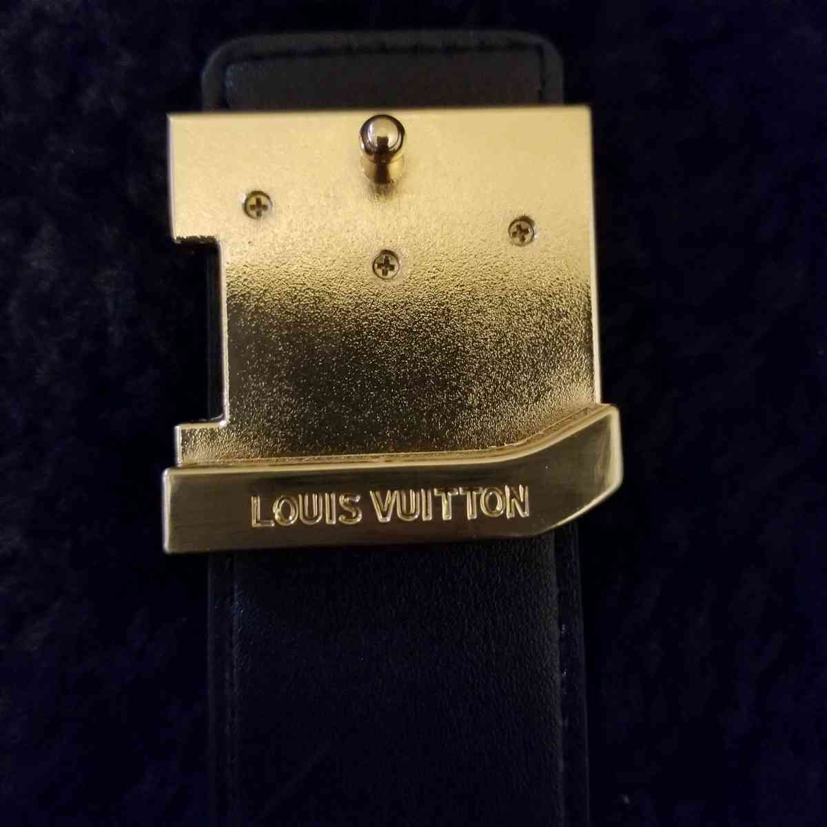 Designer LV Belt Black