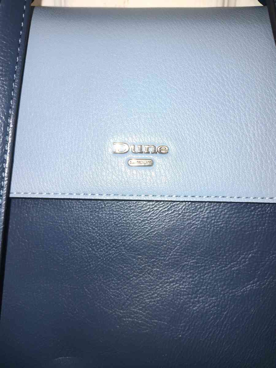 Dune London tote Blue and Ivory