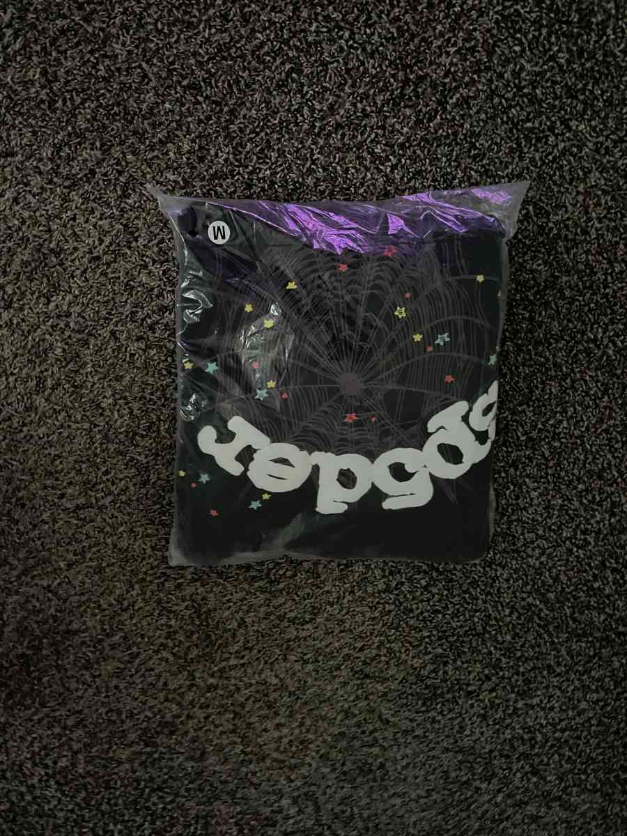 Sp5der Worldwide OG Web Black Hoodie