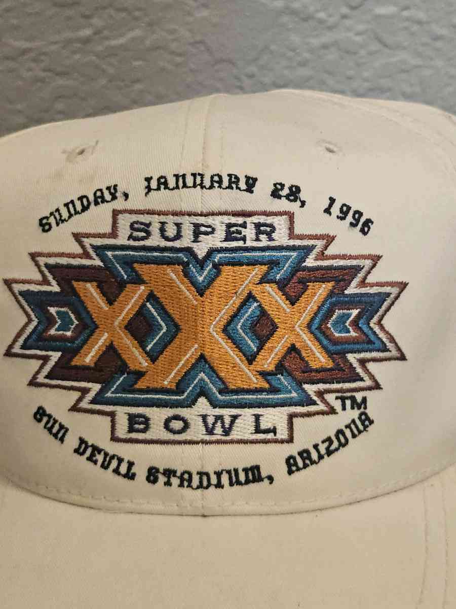 Vtg 90s Superbowl XXX Snapback Hat