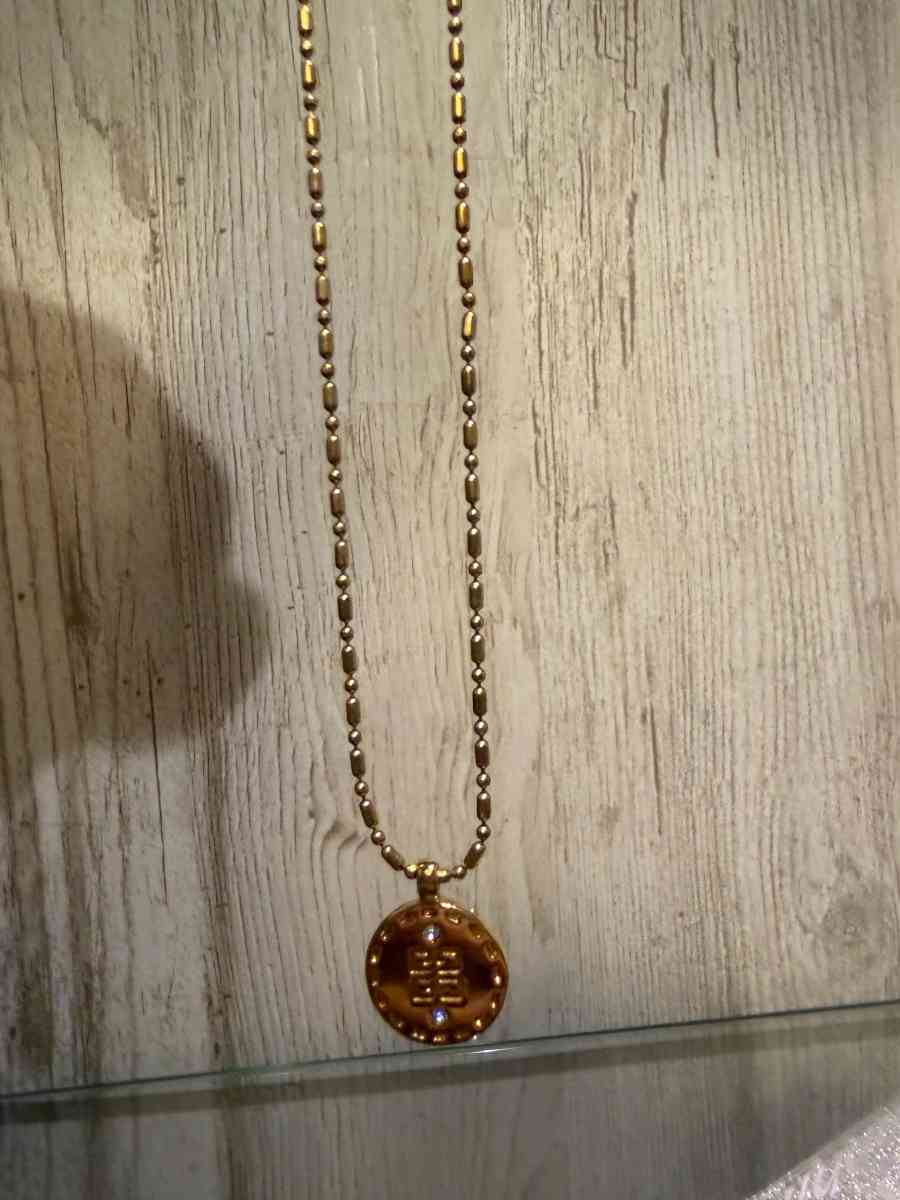Givenchy gold tone necklace
