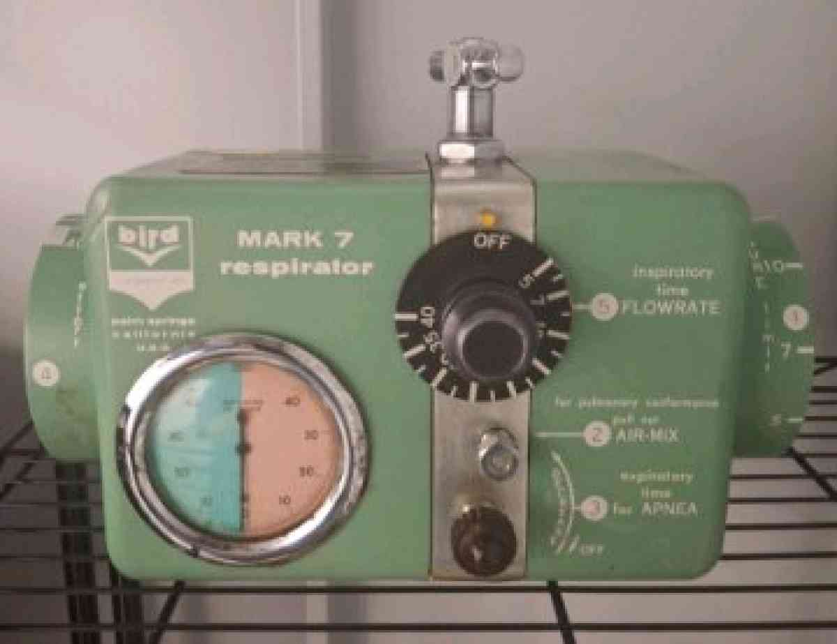 1950s Pneumatic Respirator Ventilator IRON LUNG REPLACEMENT