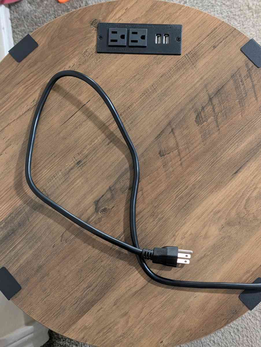 Tall End Wooden Table