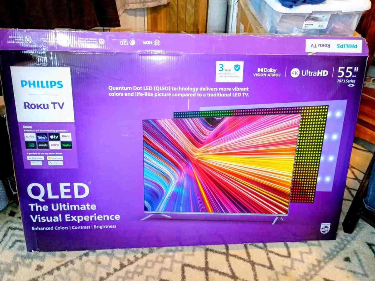 55 inch 4k QLED smart tv